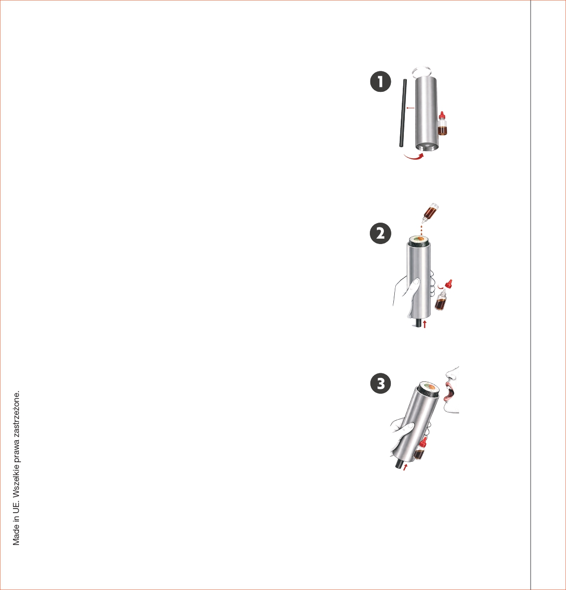 Projekt graficzny do tuby na sushi 200/170mm x 55mm